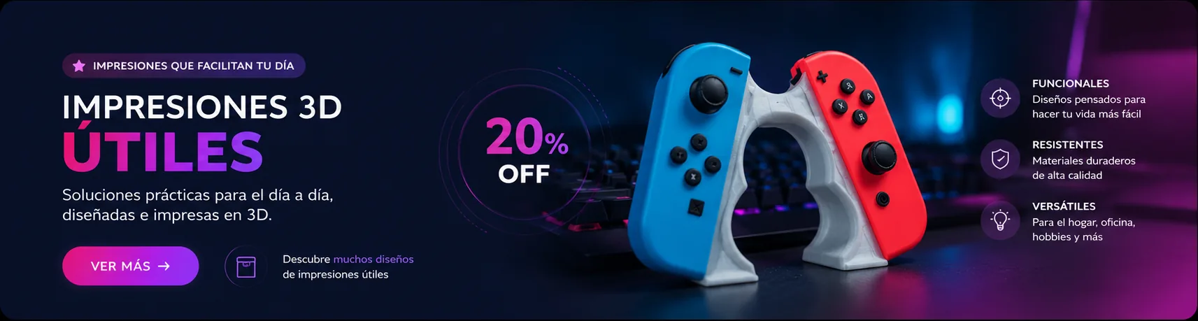 Impresiones 3D Útiles — 20% OFF