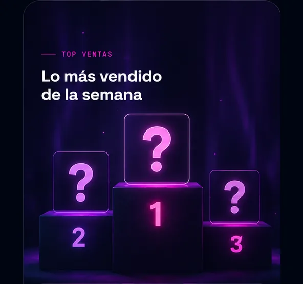 Top ventas — lo más vendido de la semana